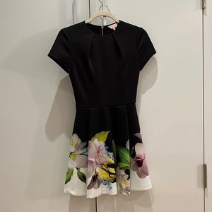 Ted Baker Floral Mini Dress 0